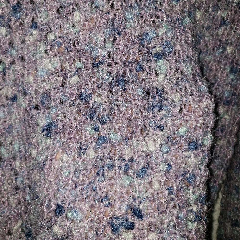 Lavender & Turquoise - •F21• | Boho Knit Sweater - Picture 5 of 8